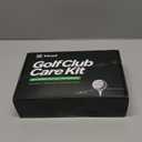 Pro Golf Club Care Kit  Cleaner, Polish, Brush, Groove Sharpener, Grip Cleaner, Magnetic Towel & Leather Bag  Restores Clubs, Removes Rust & Scratches, Renews Tackiness  Golf Gifts for Golfers