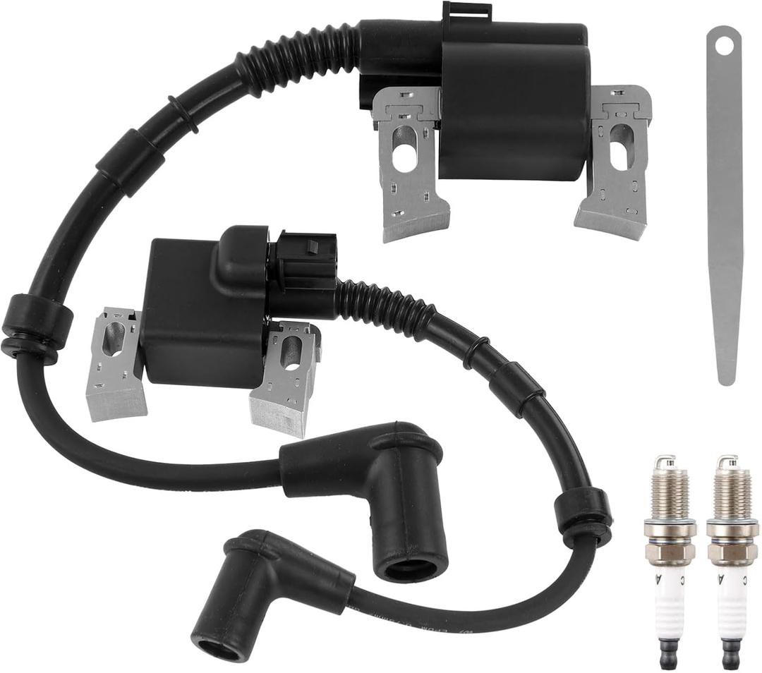 HQPASFY 2-Pack Ignition Coil 30500-Z6L-043 Compatible with Honda GX630, GX660, GX690 Engines Replaces 30500-Z6L-033, 30500-Z6L-003, 30500-Z6L-013, 30500-ZCN-003