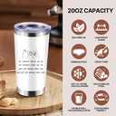Sister Gifts From Sisters Stainless Steel Tumbler 20oz Gifts for Women Unique Gift For Sister Soul (no matter)