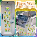 Xuhal 12 Pcs Pineapple Magnets Cruise Door Decorations Magnetic Tropical Pineapple Decals Decor Cruise Door Refrigerator Car Magnets Stickers for Cabin Summer Party Car Accessories
