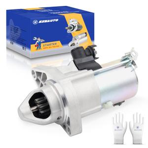 Ezexpreze 17958N Starter Compatible with Honda Civic 2006 2007 2008 2009 2010 2011 1.8L, 12V 1.2KW 9-Teeth Clockwise, OE#, 31200-RNA-A51, SM71001, 41054130