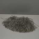 uxcell 2 Yards 10 Inch PU Faux Leather Fringe Trim Double Side Leather Sewing Tassel Fringe for DIY Sewing Dress Crafts Skirt Decoration, Gray