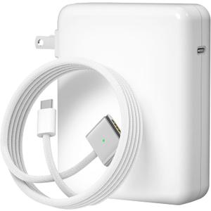 140W Charger for MacBook Pro 16 14 inch Mac Air 15 13 inch 2026 2025 2024 23 22 21 M1M5Original Quality Fast Charger Power Adapter & 6.6FT Type C to Magnetic 3 Cable LED Applicable 2021-26 (White)