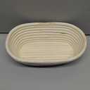 Bread Proofing Basket, Oval Cane Sourdough Baskets Set, Dough Proofing Basket for Fermentation, Proofing Basket with Dough Scraper Cloth Liner Brush for Baking Fermentation