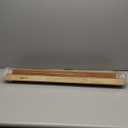 LazBlinds No Tools No Drill Cordless Bamboo Roman Shades, Light Filtering Window Treatment, Roll Up Bamboo Blinds for Windows 34'' W x 64'' H, Acorn