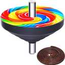 Spinning Top Game Set Paeng-y - Traditional Korean Folk Game Paengi - Fun Paeng-i for Family Squid Parties Gifts