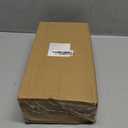 50 Pack Disposable Plastic Cups by Prestee - 14 oz Rose Gold Rimmed Plastic Wine Glasses - Heavy Duty, Pink Rim Cup - Disposable Party Cups and Fancy Wedding Tumbler - Elegant Decoration Cup for Party