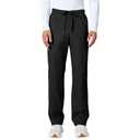 Cherokee Scrubs for Men Tapered Leg Mens Cargo Scrub Pants-5 Pockets,Drawstring,2 Way Stretch Medical Scrub Bottom, S Black