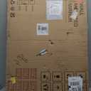 Oval Bathroom Mirror Capsule Wall Vanity Mirror, 24"x36" Pill Mirrors Wall Mounted Mirror, Large Modern Mirror with Gold Metal Frame, Decor for Entryway, Bedroom