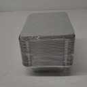 Aluminum Pans with Lids (50-Pack, 8.5"6") 2.25 LB Capacity Foil Food Containers with Lids - 50 Pans and 50 Cardboard Covers - Disposable Tin Foil Pans - for Baking, Meal Prep and Freezer, Takeout