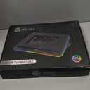 KLIM Turbofrost Gaming Laptop Cooling Pad - 4 Powerful Turbo Fans - 4 x 4000 RPM, Dynamic RGB, 4-Ports USB, Laptop Cooler 2 Power Modes USB-C/DC, Sealed Foam for Fast Cooling - Up to 17in - Black