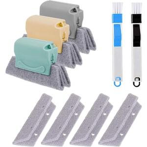 Magic Window Track Cleaner, Window Groove Cleaning Brush Tools Set