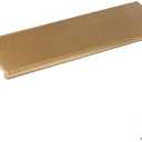 Rergy 5 Pack Champagne Bronze Cabinet Pulls - 5in Gold Finger Pulls, Brushed Bronze Edge Pulls for Kitchen