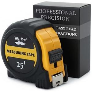 Mr. Pen- Steel Retractable Tape Measure with Fractions, 25-Foot, Easy Read Tape Measure 25 ft