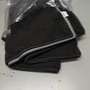 hicorfe Front Door Mat Outside Entrance,32"x40" Absorbent Muddy Dirt Resist Welcome Door Mats Outdoor Indoor,Stain and Fade Resistant,Non Slip Backing Entry Mat Doormat for Entryway(Black)