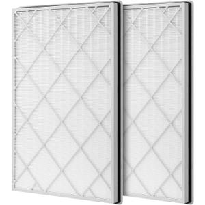 2 Pack HE601 Replacement Filters Fit for Shark HE600 HE601 HE602 Air Purifier 6-Fan Models,H13 Premium 3-in-1 True for Shark HE601 Air Purifier Filter Replacement