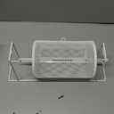 Teenyyou Small Raffle Drum Upgraded Ticket Spinner Holds 600 Tickets Raffle Wheel Spinner with Stand Drum Cage for Games Events (White)