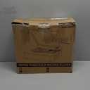 Vintage Record Player with External Stereo Speakers Belt-Drive Turntable Support Bluetooth Wireless Playback Support 3-Speed 33 1/3, 45, 78RPM Record Player for Vinyl with RCA Output Auto Stop (White&Black)