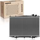 A-Premium Engine Coolant Radiator Assembly w/Transmission Oil Cooler - Compatible with Nissan Models - Frontier 1998-2004 2006-2008 2011-2015 2.4L, Frontier 1999-2004 3.3L, Xterra 2000-2004 2.4L 3.3L