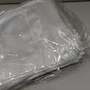 Xuniea 50 Pcs Mini Clear Makeup Bag Small Clear Zipper Pouch Travel Plastic Cosmetic Organizer Waterproof for Toiletries Swimsuit Bikini Bathing Suit(9.8'',Transparent)