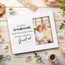 Promoted to Great Grandparents 8x10 Picture Frames, Great Grandparents Wood Photo Frame, Family Gifts Gift Picture Frame for Wall and Tabletop Display
