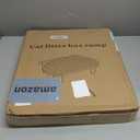 Litter Catching Step for Cat Litter Box, Litter Trap Stool for Automatic Litter Box Self Cleaning, Litter Collection Stairs, Litter Catcher Ramp for Old Geriatric Senior Cat or Kitten (Grey)