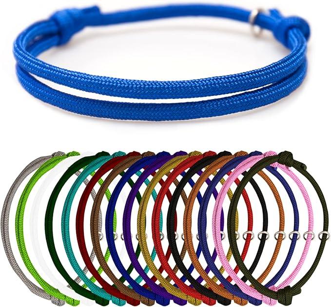 AIKS Puppy ID Collars Whelping Collars, 16 Colors Soft Fabric Puppy Collars Adjustable ID Bands for Newborn Dog Cat.