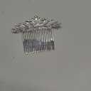 JWICOS Mini Princess Comb Silver Crystal Rhinestone Hair Accessory Comb Headband Decorations for Women and Girls