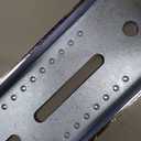 4PCS 8" Galvanized Swivel Top Bunk Bracket Kit, 8" Swivel Bunk Bracket Kit with Hardware, Suitable for 1.5"x3", 2"x3", 3"x3" Boat Trailer Crossmember, Cross Components & Square U-Bolts