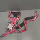 Huntboo Escape Proof Dog Harness, Escape Artist Harness, Reflective Harness with Padded Handle, Breathable, Durable, Adjustable Vest for Medium Dogs Walking, Training, and Running Gear (Rose red, M) (Medium(Pack of 1))