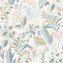 Kitico Wallpaper Peel and Stick Boho Floral Wall Paper Green Botanical Contact Paper for Cabinets Drawers Self-Adhesive Removable Wallpaper for Bedroom Bathroom Waterproof Wallpaper 17.3" x 196"