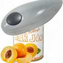 Cooks Professional Electric Can Opener,Automatic Can Openers for Seniors, Arthritic Patients A Great Kitchen Gadget,Hands Free Operation Can Openers,One Touch Design (Grey)