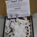 Perfect Curve CapRack | Over-The-Door Hat Organizer for Baseball Caps | 2 Straps, Holds 18-36 Adjustable Caps | Black