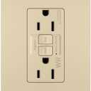 Legrand radiant Self-Test GFCI Weather Resistant Outlets, 15 Amp, Tamper Resistant, Outdoor Outlets, Gray, 1597TRWRGRY