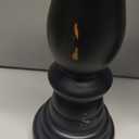 Black Pillar Candle Holders Set of 2, Decorative Candlestick Candle Holders Stand, Decorations Home Décor Gifts for Bedroom Livingroom Wedding