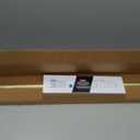 BlastHome Non-Adjustable Luxury Curtain Rods for Windows, 1 Rod Set, 12 foot Fixed Length (Three Rods Connect for a Seamless Look), Brushed Gold