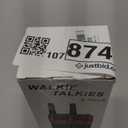 Walkie Talkies, MOICO Long Range Walkie Talkies for Adults with 22 FRS Channels, Family Walkie Talkie with LED Flashlight VOX LCD Display for Hiking Camping Trip (Orange 2 Pack)