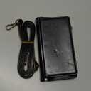 MInCYB for iPhone 13 Pro Wallet Case with 10 Card Slots, Magnetic Detachable RFID Blocking PU Leather Cover with Strap for Women and Men. Black