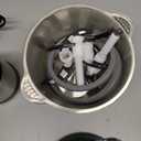 GANIZA Food Processors, Electric Food Chopper with Meat Grinder & Vegetable Chopper - 2 Bowls (8 Cup+8 Cup) with Powerful 450W Copper Motor - Includes 2 Sets of Bi-Level Blades for Fruits/Meat/Nuts (Black)