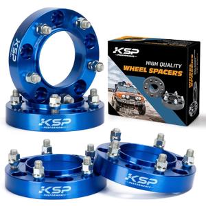 KSP 1.25Wheel Spacers for Lexus LX570 2008-2016, 4pcs 5X150 Spacers Compatible With To-yo-ta Sequoia 2008-2021,Tundra 2007-2021,Land Cruiser 2009-2016Aluminum Spacer with Hub Lip for 5 Lug Wheel Rim