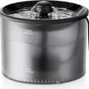 Cat Water Fountain, 3L Indoor Pet Water Dispenser, Silent Pump, Removable for Cleaning, Two Outflow Modes, with Filter Cartridge, Small Dog&Cat Fountains for Drinking (Filter Cotton, Water Fountain)