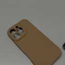 LOVE 3000 Designed for iPhone 16 Pro Case, Premium Silicone with [Soft Anti-Scratch Microfiber Lining] Shockproof Protective Phone Case for Men Women Girls 6.3", Light Brown