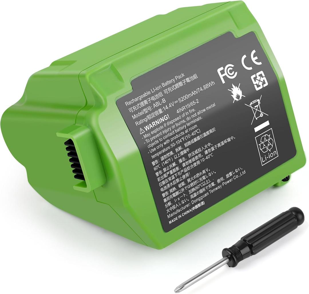 TREE.NB 5.2Ah Replacement for iRobot Roomba S9 9150 Battery ABL-B Replacement Sweeper Rechargeable Battery S9+ S9550 S955020 S955880 Robot Vacuum Series