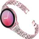 JOYOZY Women Girls Stylish Bands Compatible with Galaxy Watch 6/5/4/FE/7 40mm 44mm/Classic 42mm 43mm 46mm 47mm/Galaxy Watch Active 40mm/Active 2 40mm 44mm/Galaxy Watch 3 41mm/Garmin Vivoactive 3