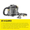 Krcher Puzzi 8/1 C Commercial Carpet Extractor 12.5 PSI - Spot Cleaner, Stain Remover, Area Rugs, Car and Auto Detailing, Carpet and Upholstery Cleaner - Onboard Accessory Storage - 3.9 Gallon Tank