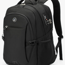 SHRRADOO Anti Theft Laptop Backpack Travel Backpacks with Combination Lock for Women Men High School College Backpack Computer Bag Fits 17 Inch Laptop,Grey