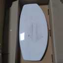 TOTO® Vespin® II Two-Piece Elongated 1.28 GPF Universal Height Skirted Design Toilet with CEFIONTECT, Cotton White - CST474CEFG#01