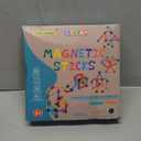 COUOMOXA Magnetic Building Blocks for Toddlers: STEM Educational Toys for 3 4 5+ Years Old Kids - Magnetic Stick Montessori Game for Family for Boys Girls 3-5