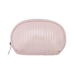 Pink Quilted Cosmetic Bag