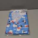 RAISEVERN Couples Christmas Matching Pajamas 2 Piece Women Men Xmas Pjs Soft Pajama Set Long Sleeve Loungewear Warm Sleepwear (Blue)